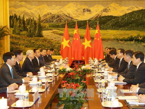 Việt Nam - Trung Quốc ra Thông cáo chung nhân chuyến thăm của Tổng Bí thư Nguyễn Phú Trọng ảnh 4